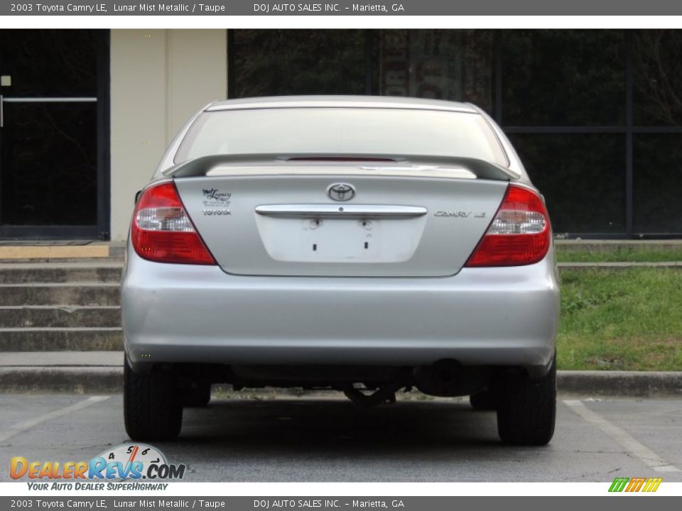 2003 Toyota Camry LE Lunar Mist Metallic / Taupe Photo #7