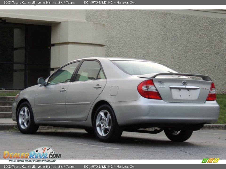 2003 Toyota Camry LE Lunar Mist Metallic / Taupe Photo #8