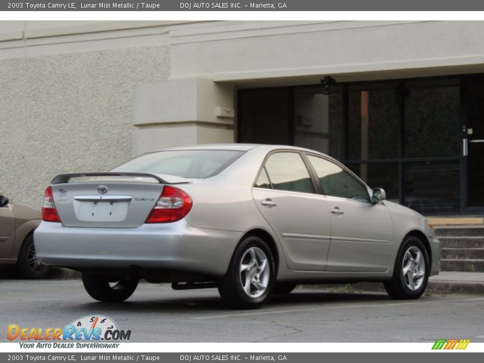 2003 Toyota Camry LE Lunar Mist Metallic / Taupe Photo #9