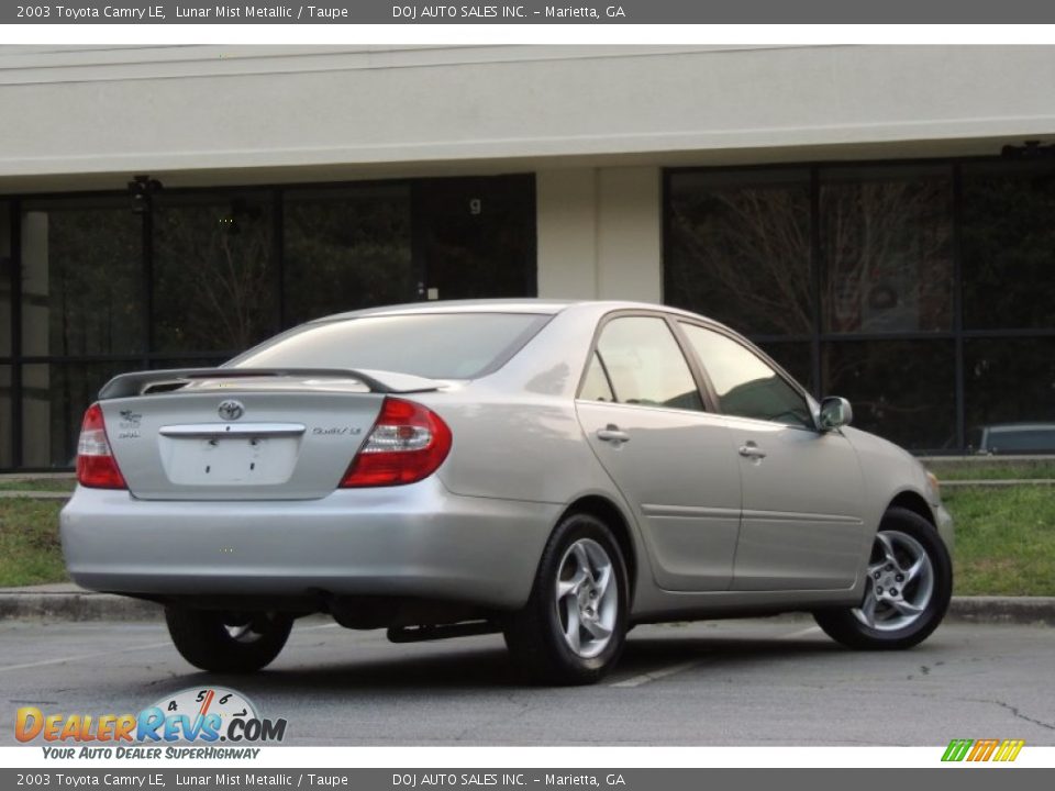 2003 Toyota Camry LE Lunar Mist Metallic / Taupe Photo #11