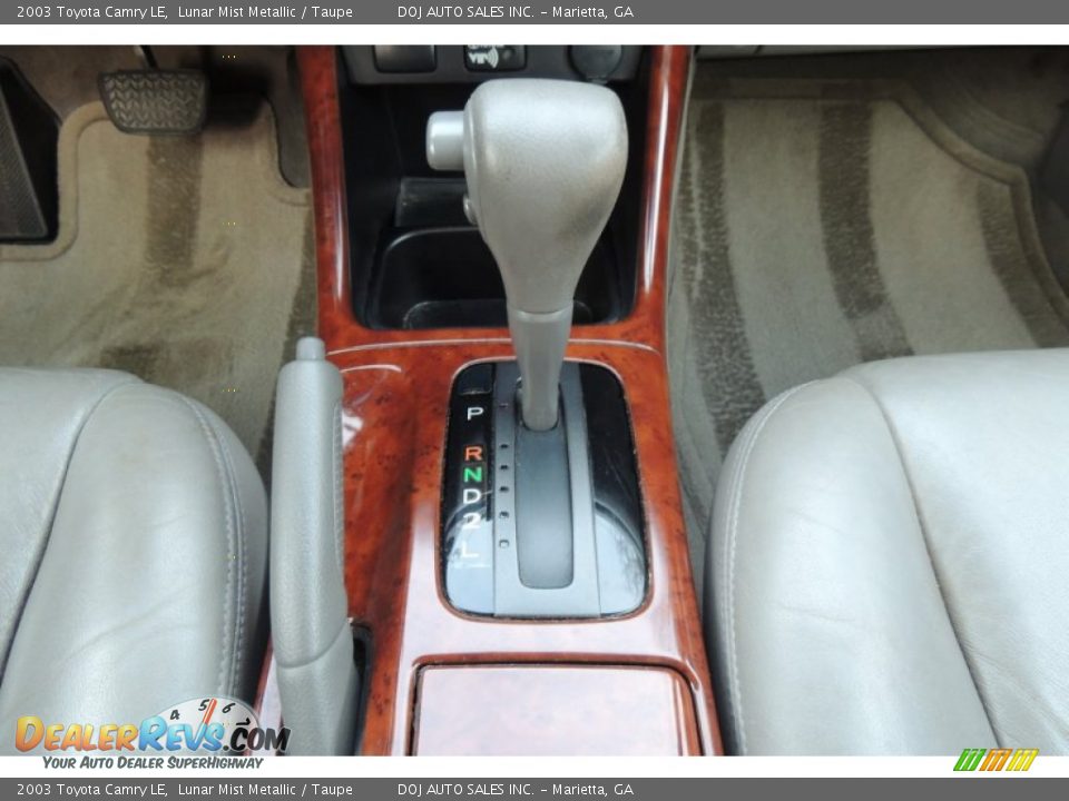 2003 Toyota Camry LE Lunar Mist Metallic / Taupe Photo #14