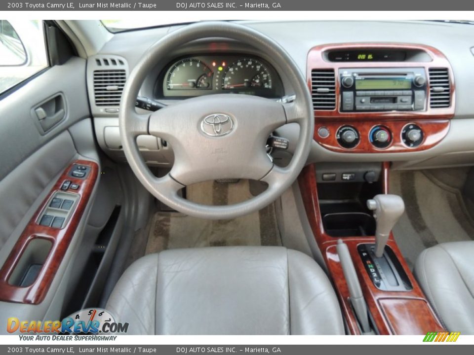 2003 Toyota Camry LE Lunar Mist Metallic / Taupe Photo #15
