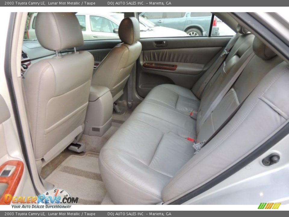 2003 Toyota Camry LE Lunar Mist Metallic / Taupe Photo #21