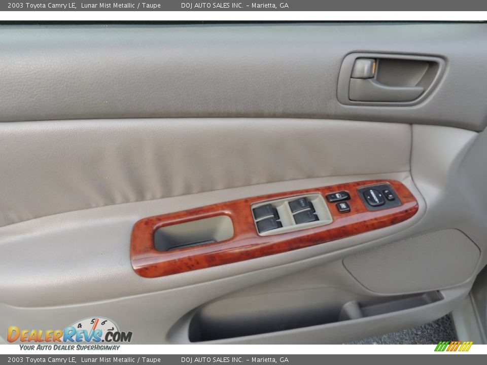 2003 Toyota Camry LE Lunar Mist Metallic / Taupe Photo #22
