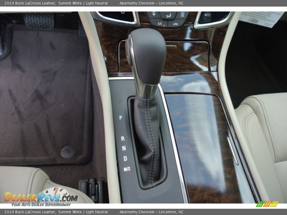2014 Buick LaCrosse Leather Summit White / Light Neutral Photo #10