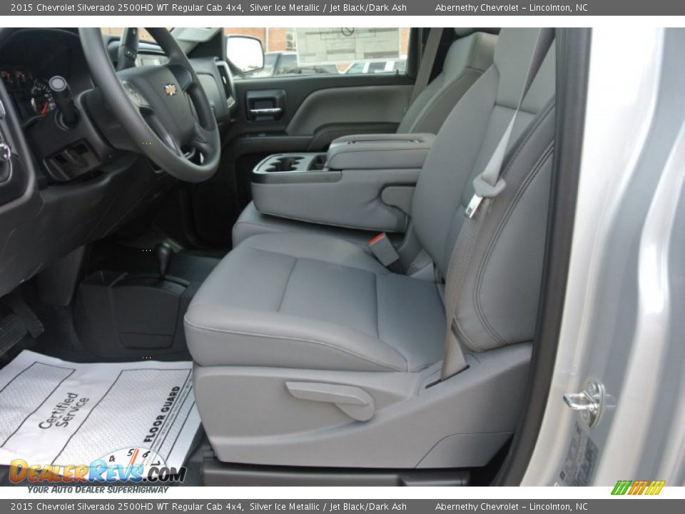 2015 Chevrolet Silverado 2500HD WT Regular Cab 4x4 Silver Ice Metallic / Jet Black/Dark Ash Photo #8