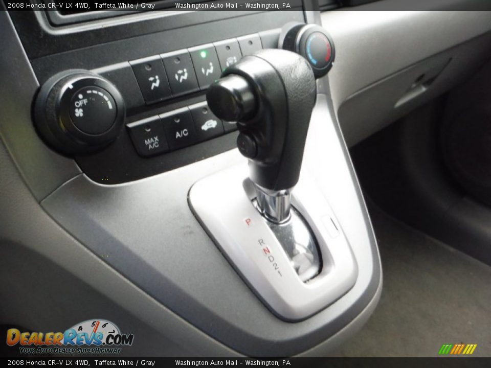 2008 Honda CR-V LX 4WD Taffeta White / Gray Photo #14