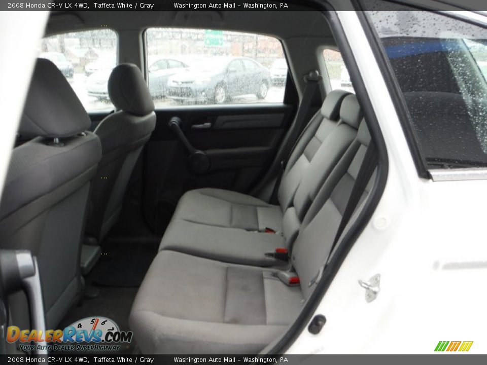 2008 Honda CR-V LX 4WD Taffeta White / Gray Photo #16