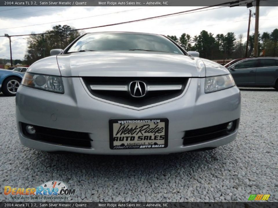 2004 Acura TL 3.2 Satin Silver Metallic / Quartz Photo #3