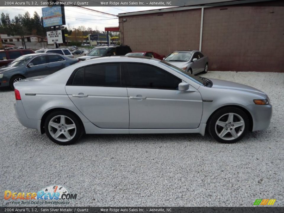 2004 Acura TL 3.2 Satin Silver Metallic / Quartz Photo #5