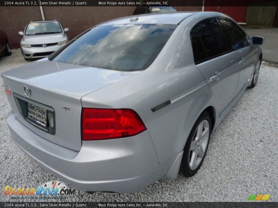 2004 Acura TL 3.2 Satin Silver Metallic / Quartz Photo #6