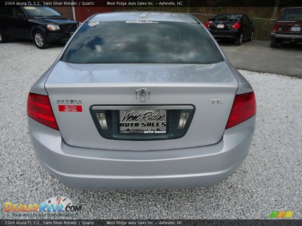 2004 Acura TL 3.2 Satin Silver Metallic / Quartz Photo #7