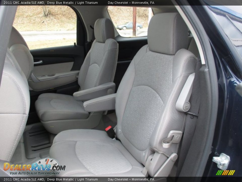 Rear Seat of 2011 GMC Acadia SLE AWD Photo #21