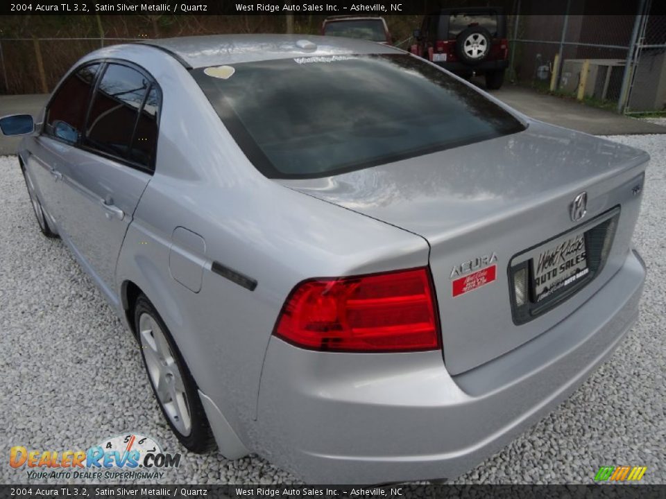 2004 Acura TL 3.2 Satin Silver Metallic / Quartz Photo #8