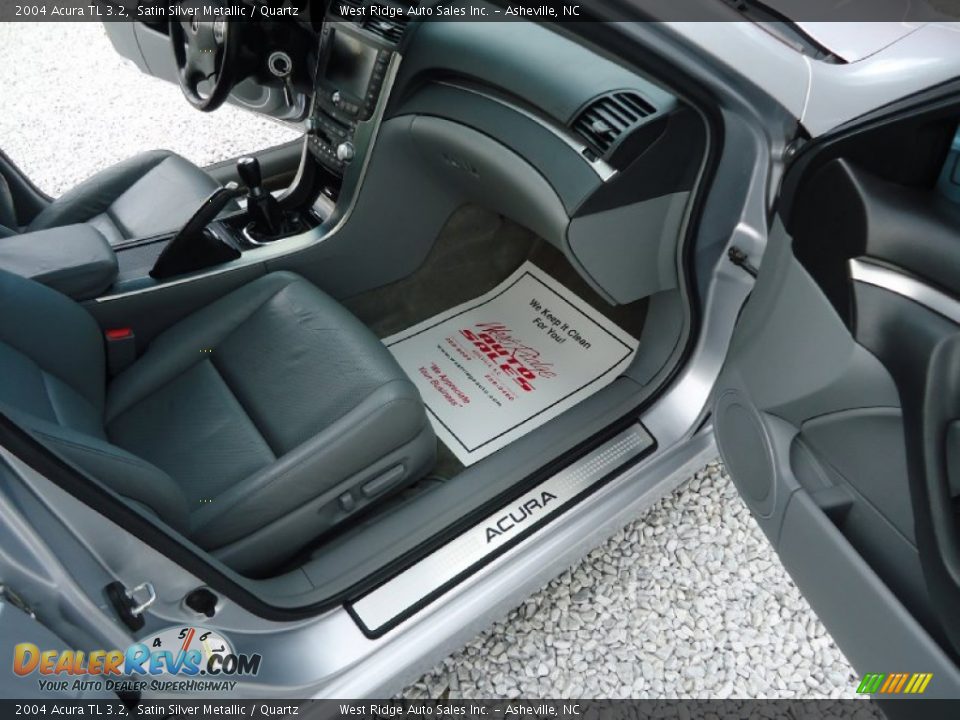 2004 Acura TL 3.2 Satin Silver Metallic / Quartz Photo #13