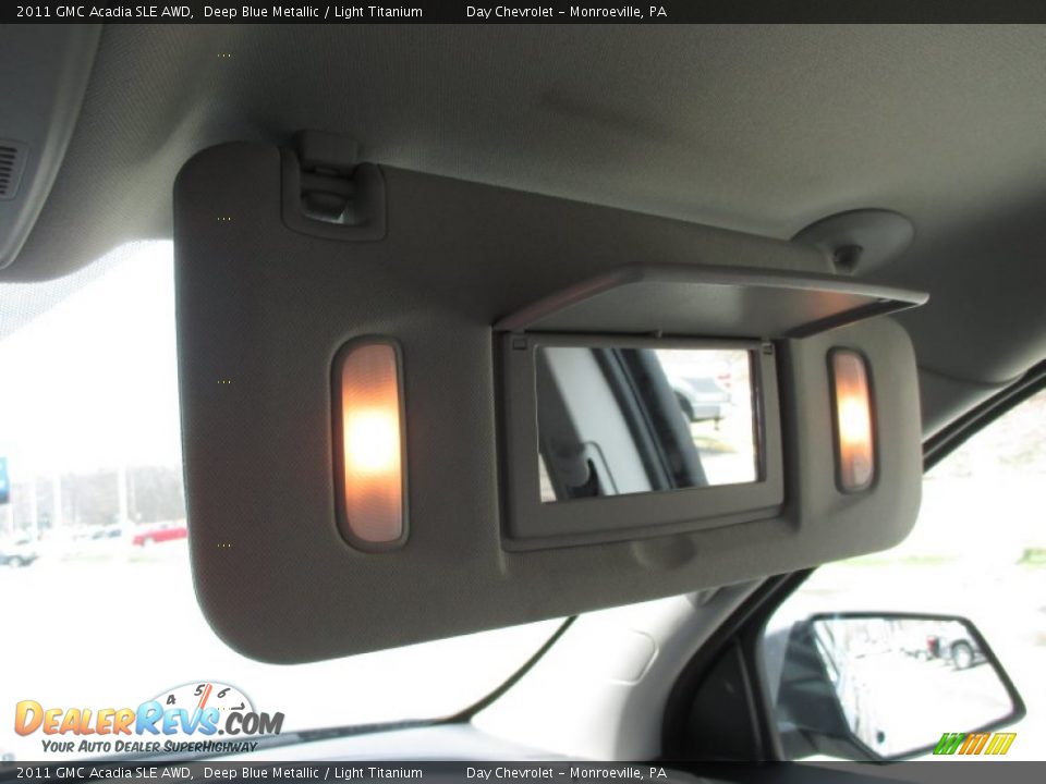 2011 GMC Acadia SLE AWD Deep Blue Metallic / Light Titanium Photo #30