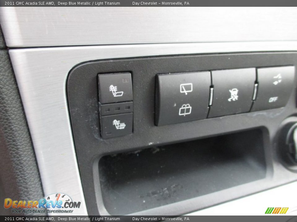 2011 GMC Acadia SLE AWD Deep Blue Metallic / Light Titanium Photo #31