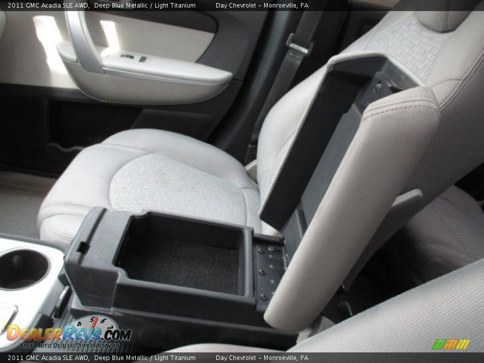 2011 GMC Acadia SLE AWD Deep Blue Metallic / Light Titanium Photo #34