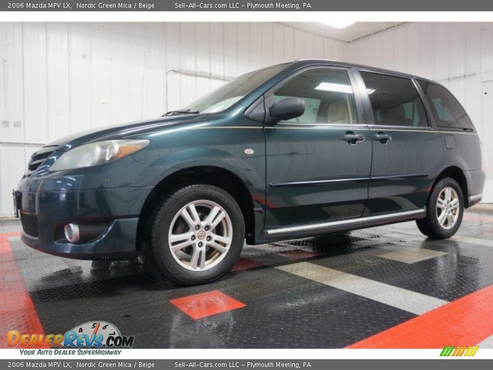 2006 Mazda MPV LX Nordic Green Mica / Beige Photo #2
