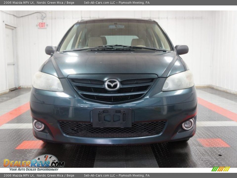 2006 Mazda MPV LX Nordic Green Mica / Beige Photo #4