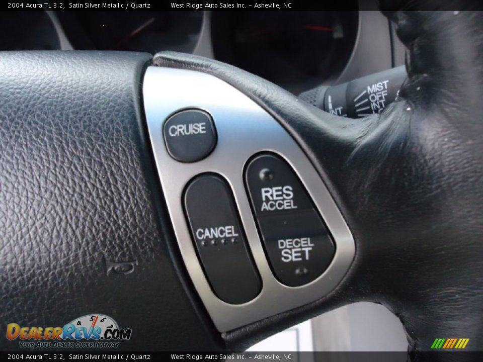 2004 Acura TL 3.2 Satin Silver Metallic / Quartz Photo #20