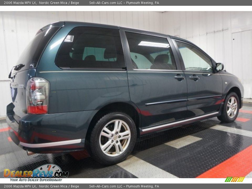 2006 Mazda MPV LX Nordic Green Mica / Beige Photo #7