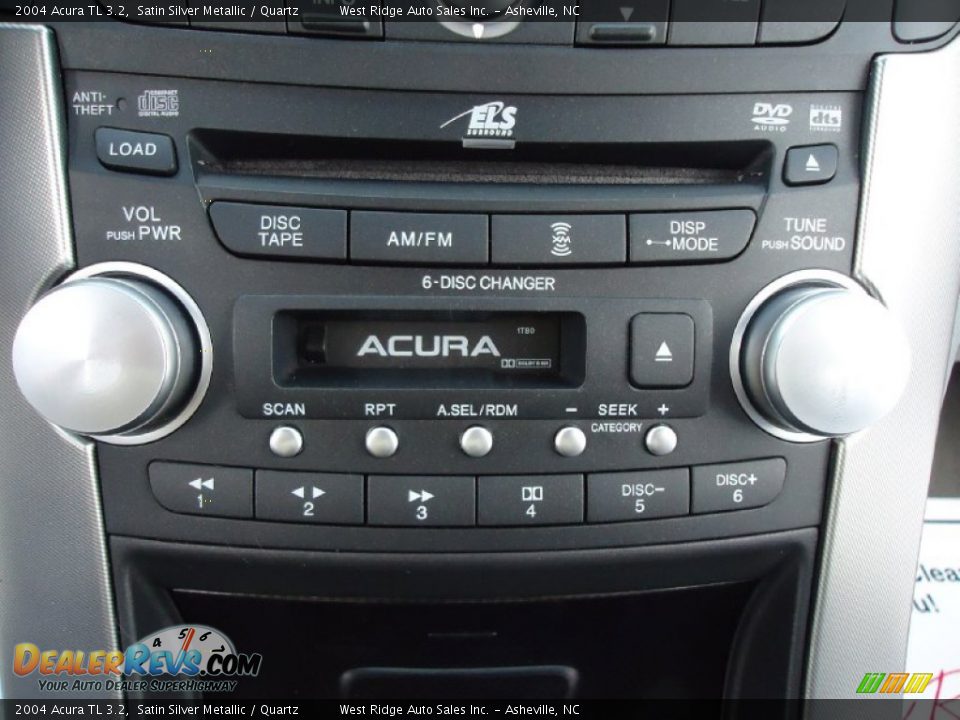 2004 Acura TL 3.2 Satin Silver Metallic / Quartz Photo #21