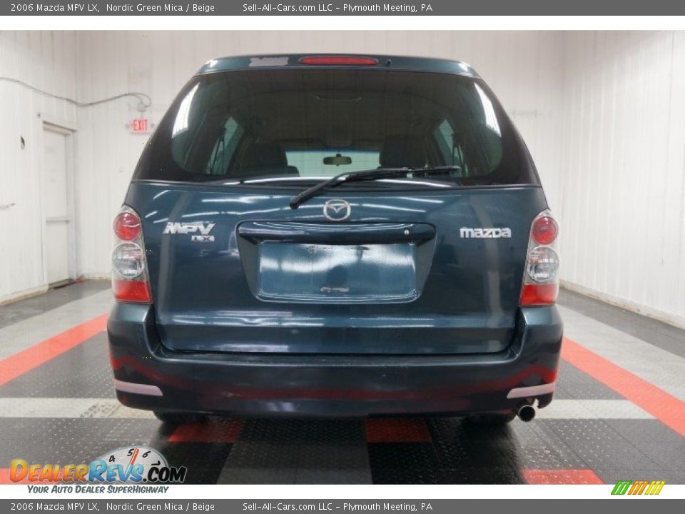 2006 Mazda MPV LX Nordic Green Mica / Beige Photo #9