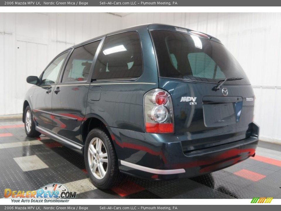 2006 Mazda MPV LX Nordic Green Mica / Beige Photo #10