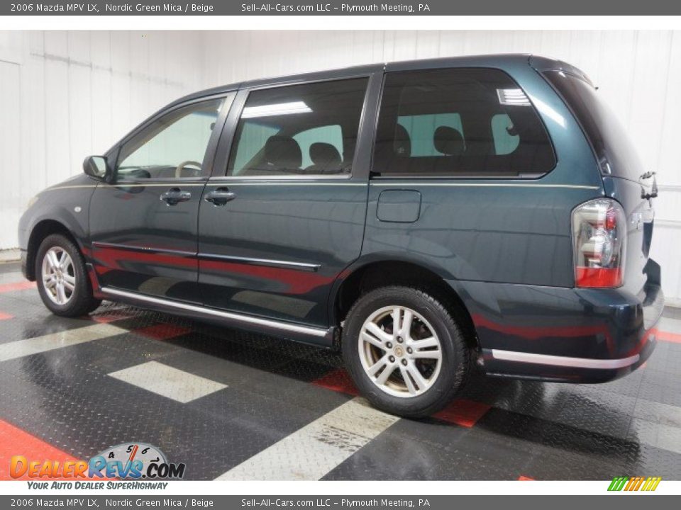 2006 Mazda MPV LX Nordic Green Mica / Beige Photo #11