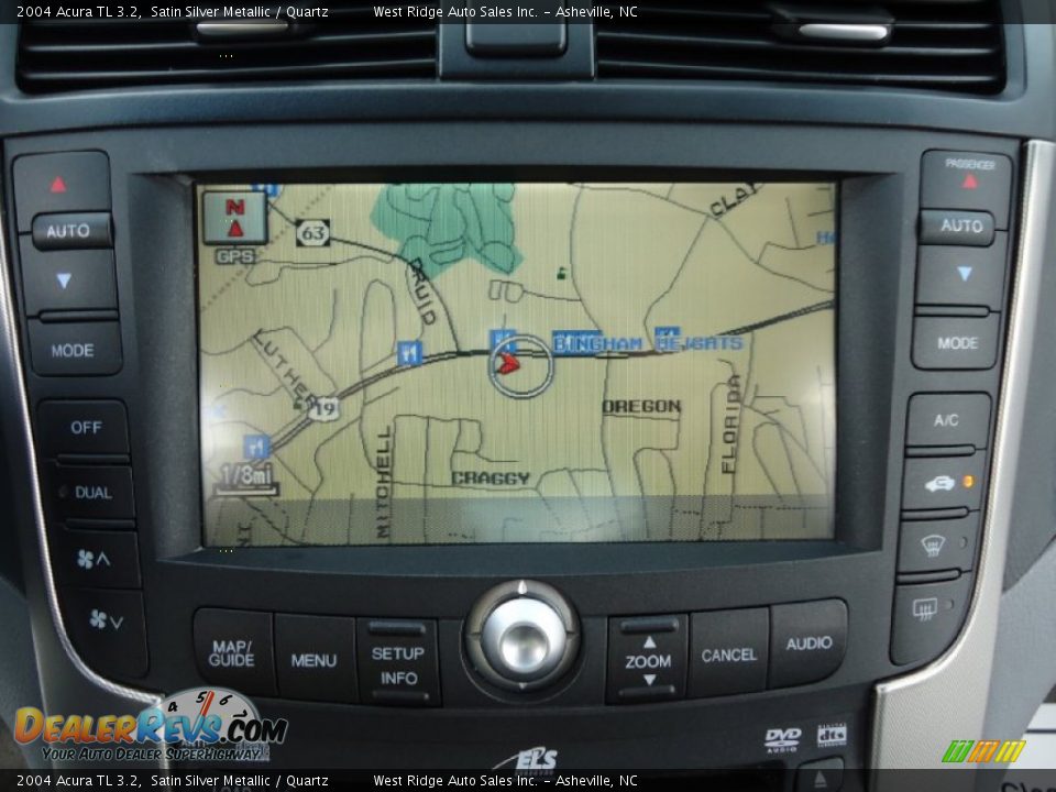 2004 Acura TL 3.2 Satin Silver Metallic / Quartz Photo #24