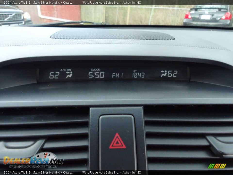 2004 Acura TL 3.2 Satin Silver Metallic / Quartz Photo #25