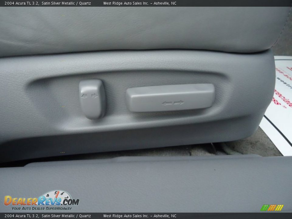 2004 Acura TL 3.2 Satin Silver Metallic / Quartz Photo #34