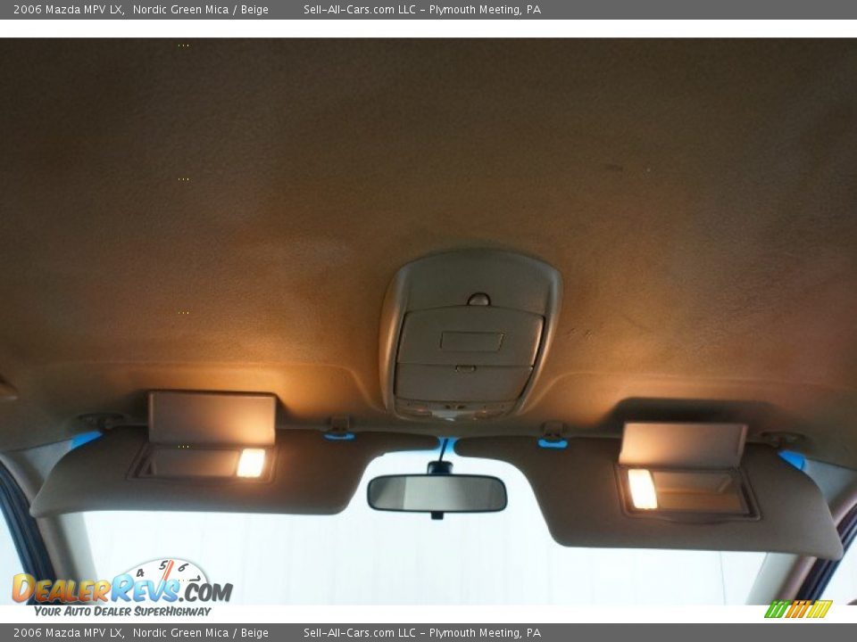 2006 Mazda MPV LX Nordic Green Mica / Beige Photo #18