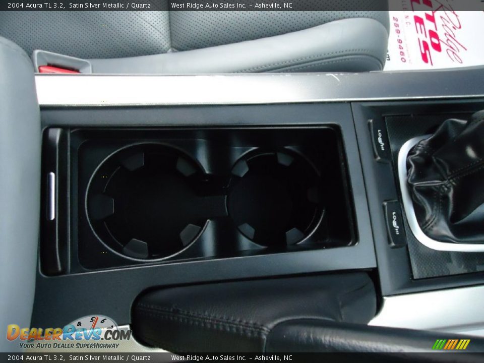 2004 Acura TL 3.2 Satin Silver Metallic / Quartz Photo #36
