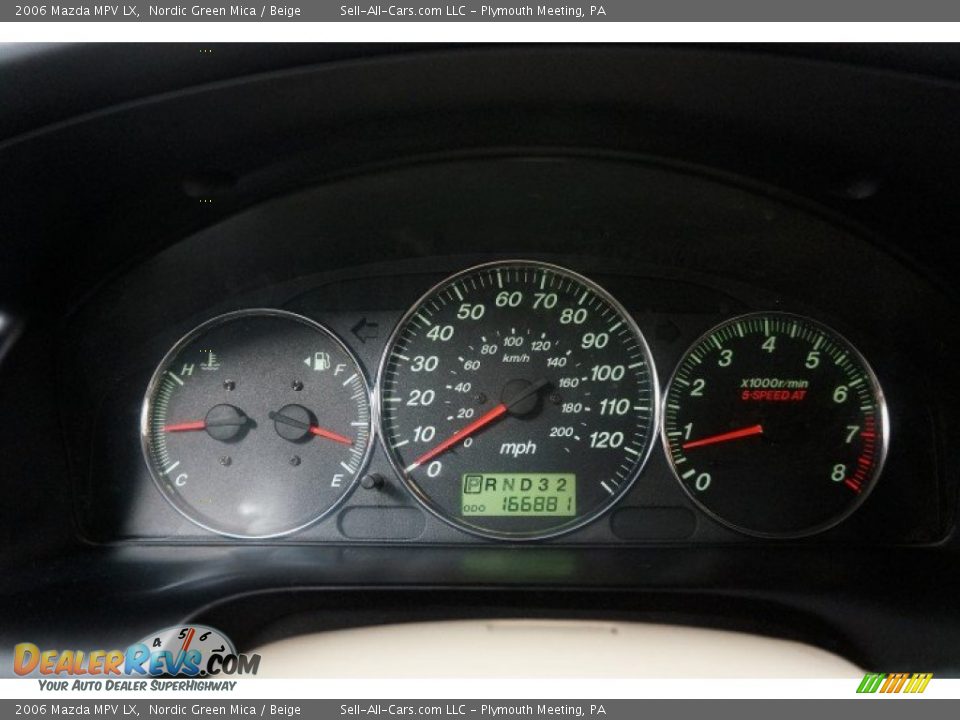 2006 Mazda MPV LX Gauges Photo #24
