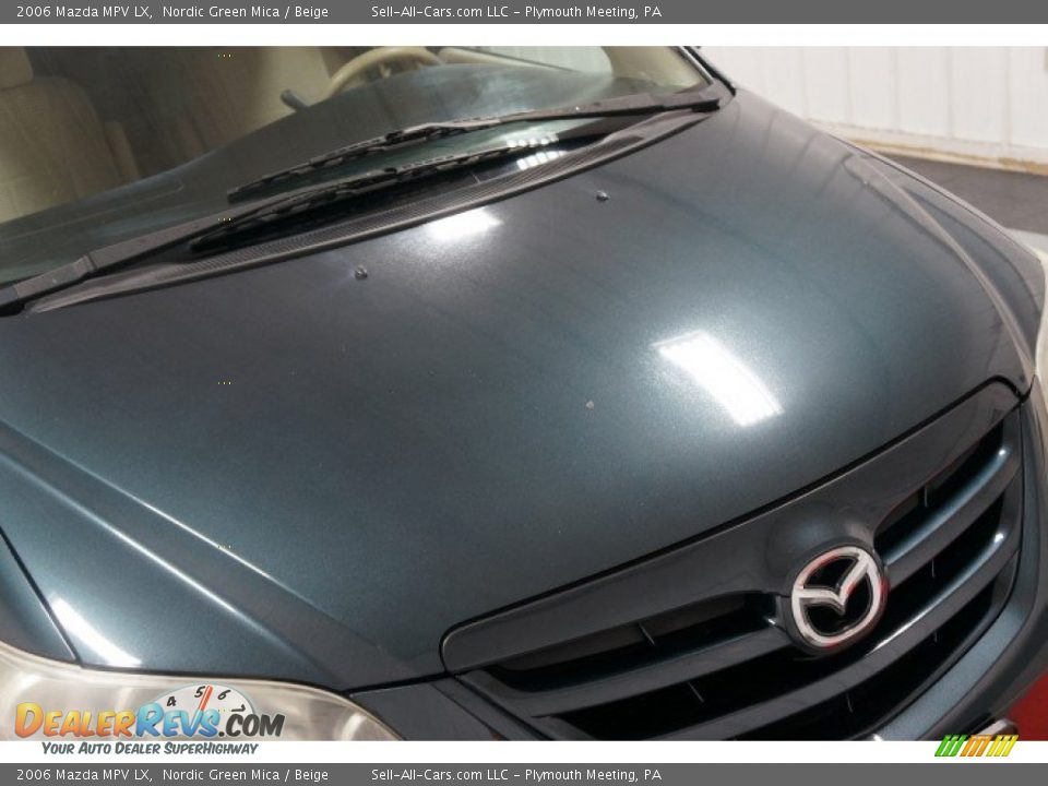 2006 Mazda MPV LX Nordic Green Mica / Beige Photo #34