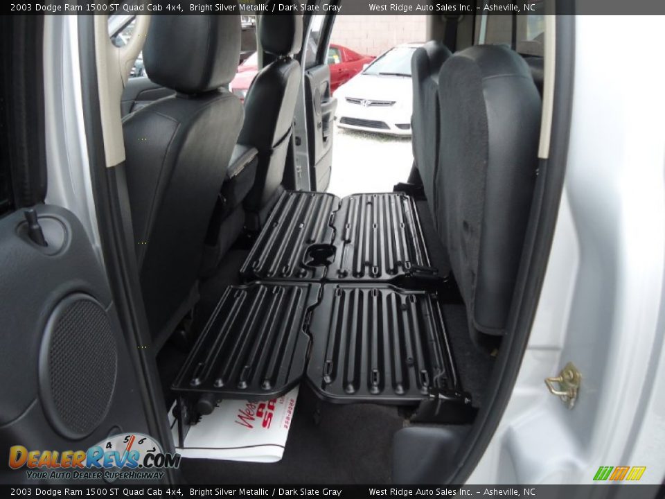 Rear Seat of 2003 Dodge Ram 1500 ST Quad Cab 4x4 Photo #14