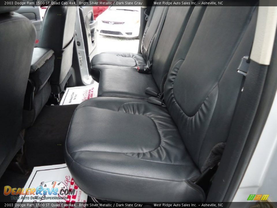 Rear Seat of 2003 Dodge Ram 1500 ST Quad Cab 4x4 Photo #15