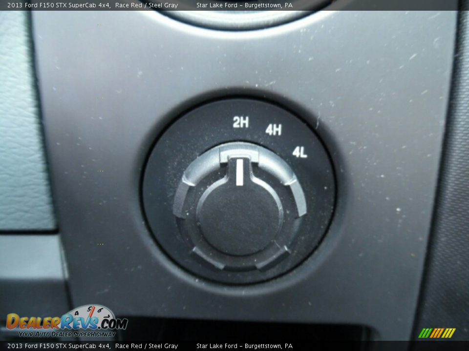 2013 Ford F150 STX SuperCab 4x4 Race Red / Steel Gray Photo #17