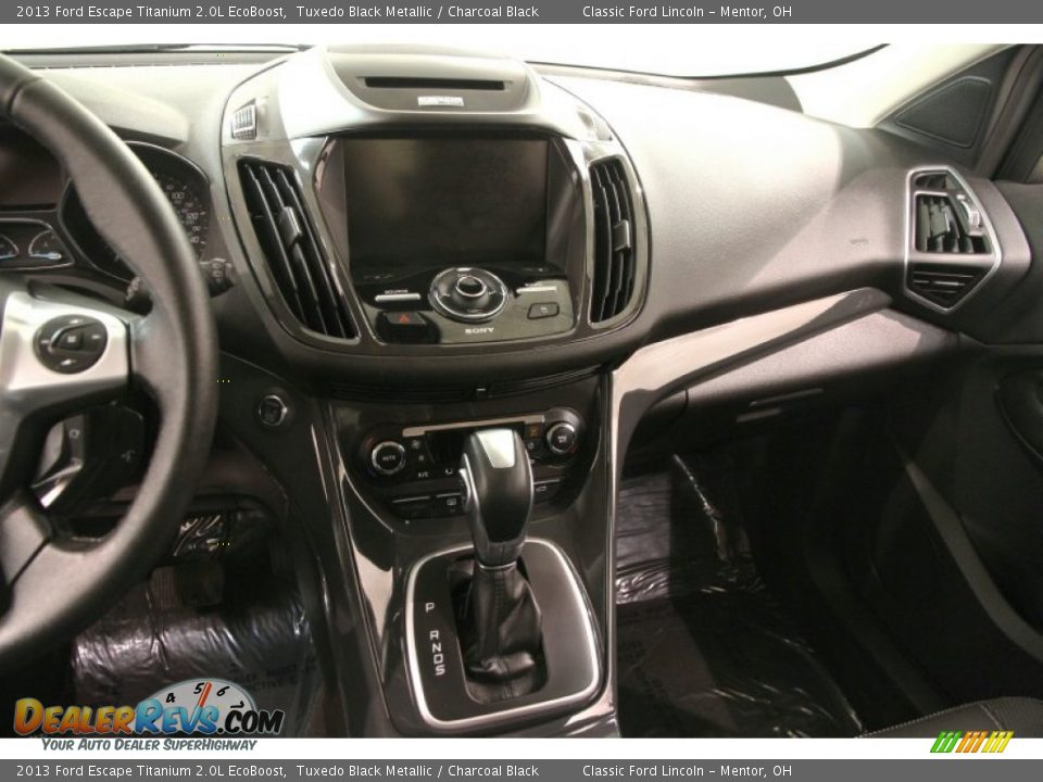 2013 Ford Escape Titanium 2.0L EcoBoost Tuxedo Black Metallic / Charcoal Black Photo #8