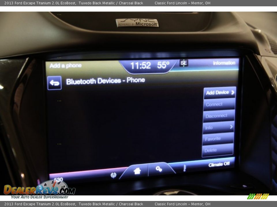 2013 Ford Escape Titanium 2.0L EcoBoost Tuxedo Black Metallic / Charcoal Black Photo #10