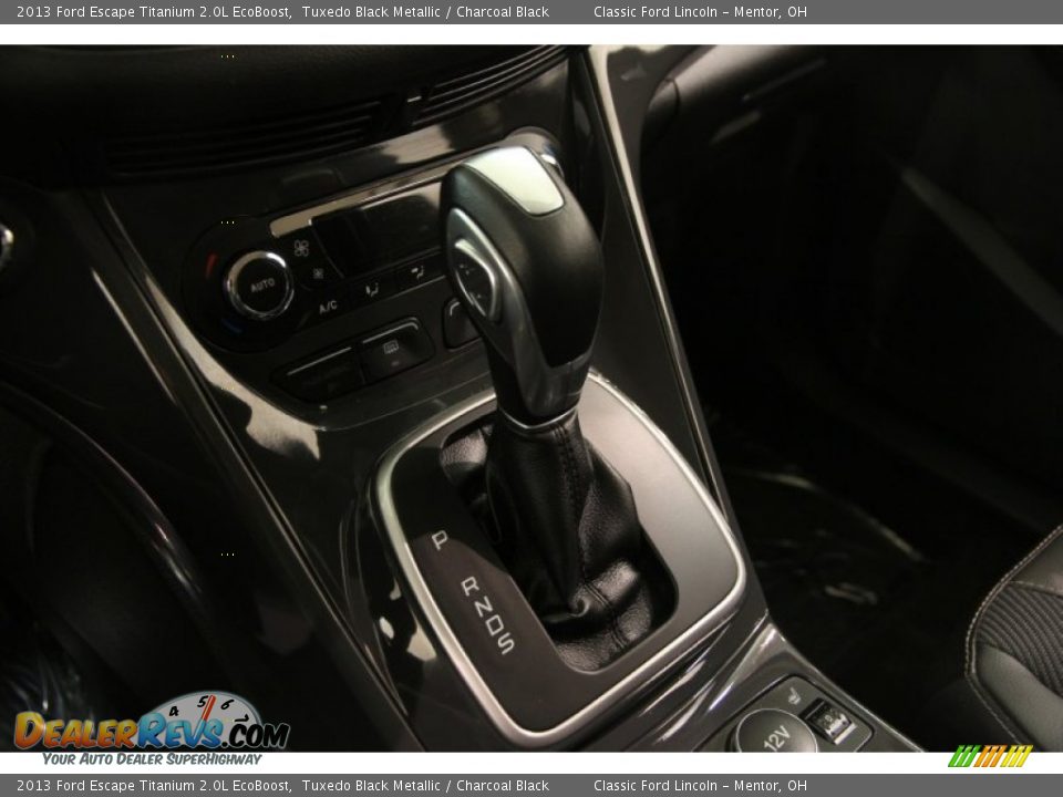 2013 Ford Escape Titanium 2.0L EcoBoost Tuxedo Black Metallic / Charcoal Black Photo #11