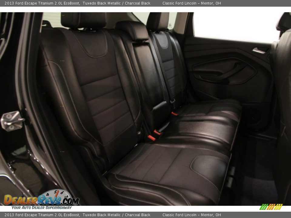 2013 Ford Escape Titanium 2.0L EcoBoost Tuxedo Black Metallic / Charcoal Black Photo #15