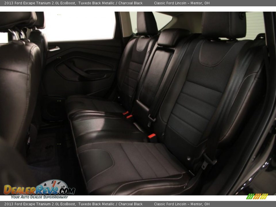 2013 Ford Escape Titanium 2.0L EcoBoost Tuxedo Black Metallic / Charcoal Black Photo #16