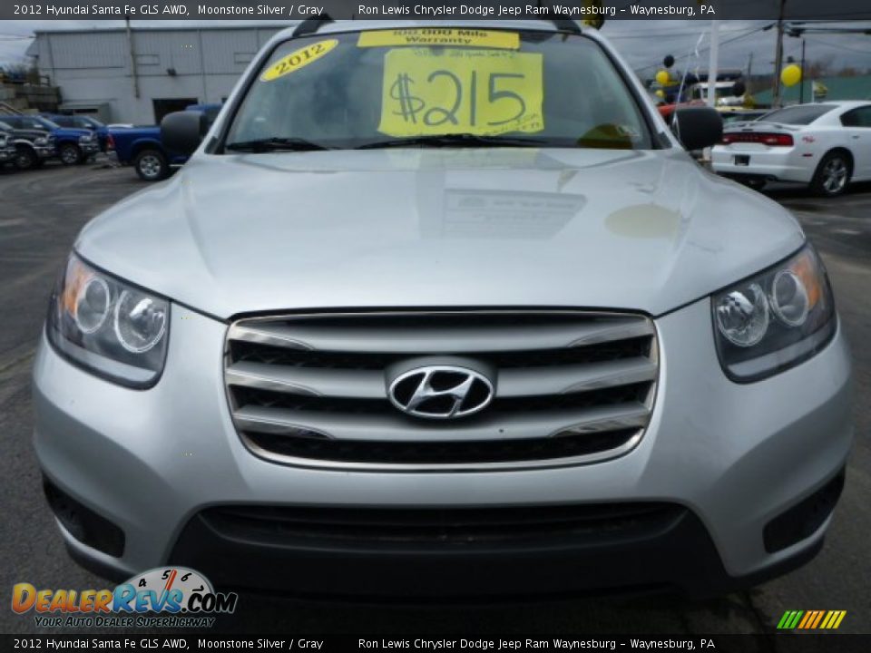 2012 Hyundai Santa Fe GLS AWD Moonstone Silver / Gray Photo #9