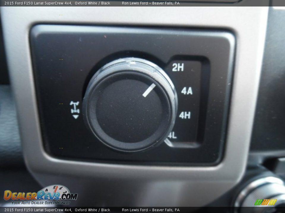 2015 Ford F150 Lariat SuperCrew 4x4 Oxford White / Black Photo #18