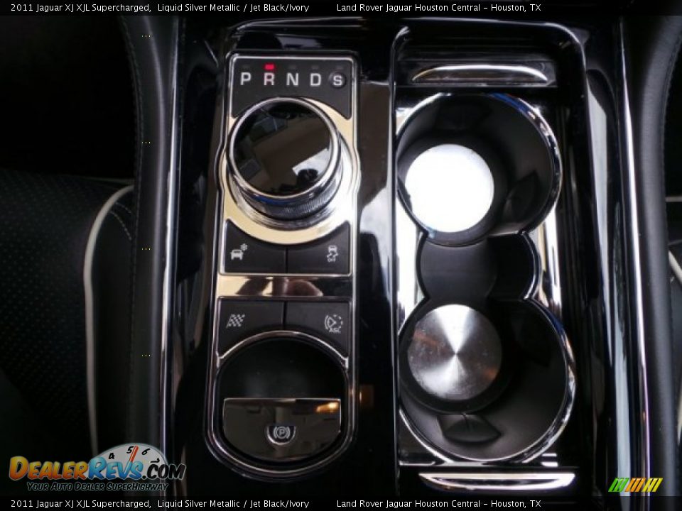 2011 Jaguar XJ XJL Supercharged Liquid Silver Metallic / Jet Black/Ivory Photo #23