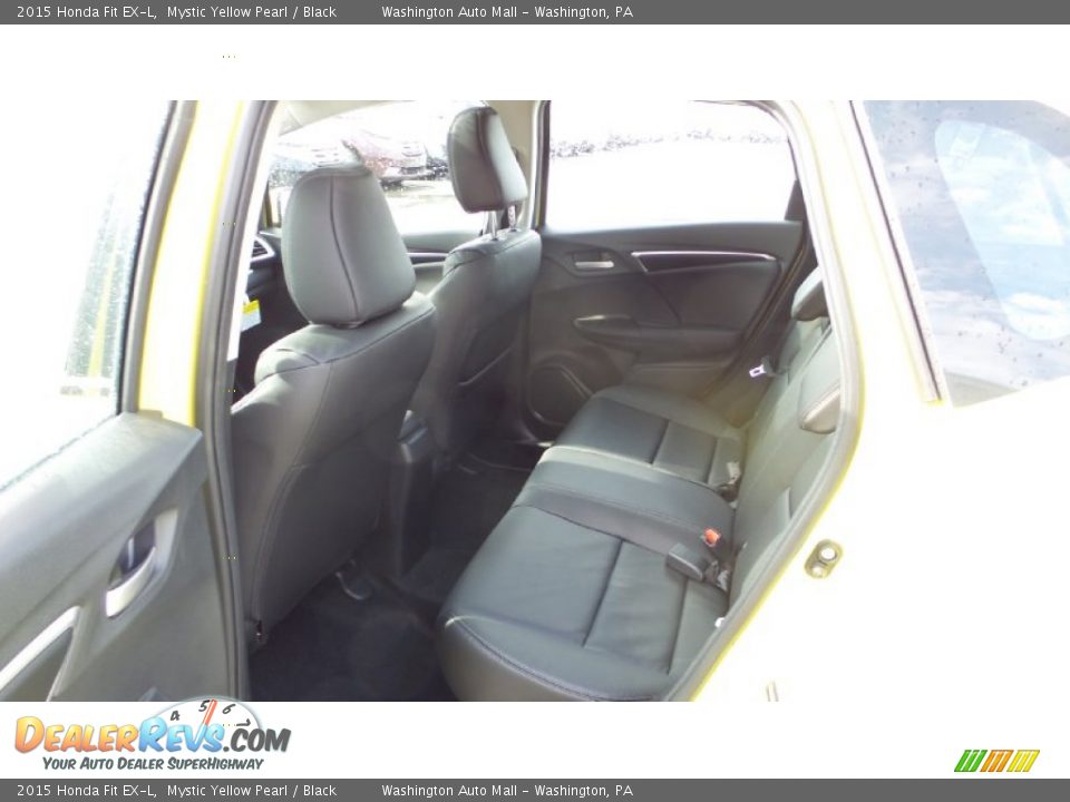 2015 Honda Fit EX-L Mystic Yellow Pearl / Black Photo #10