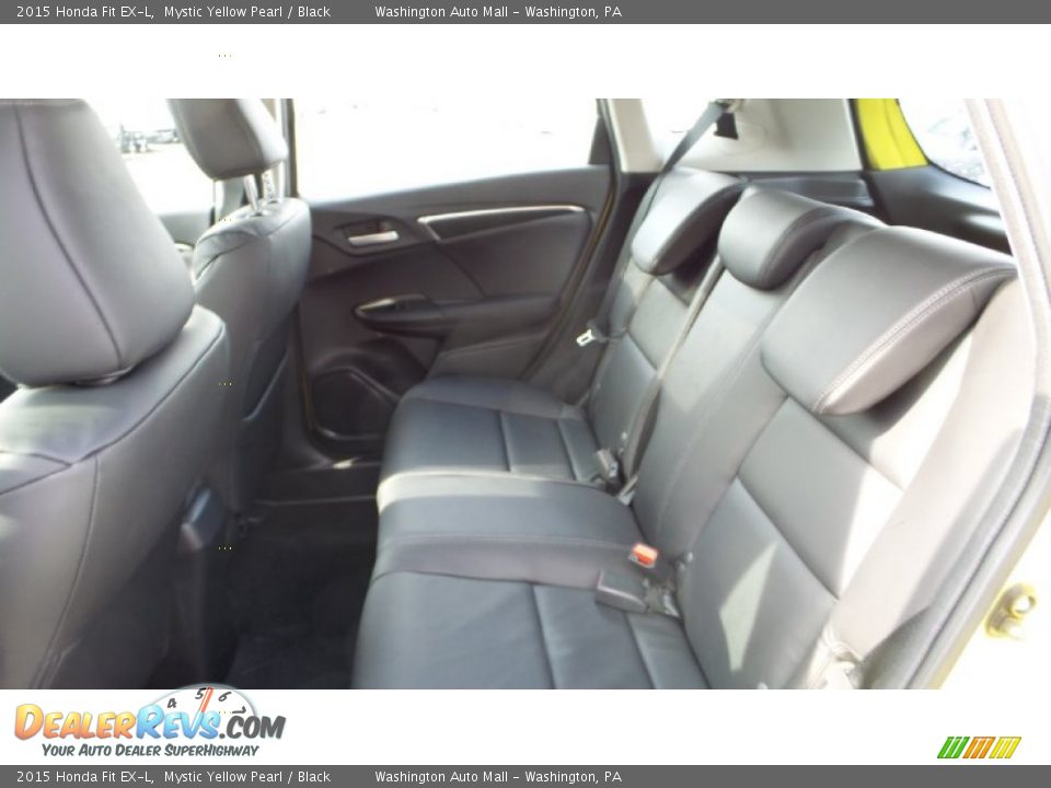 2015 Honda Fit EX-L Mystic Yellow Pearl / Black Photo #11